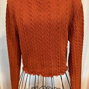 Forever 21 Rust Orange stretchy top Size L